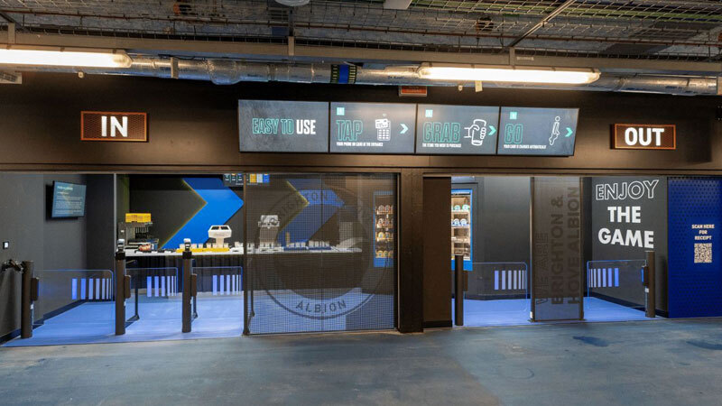 Photo of Brighton Hove Albion store with AiFi technology