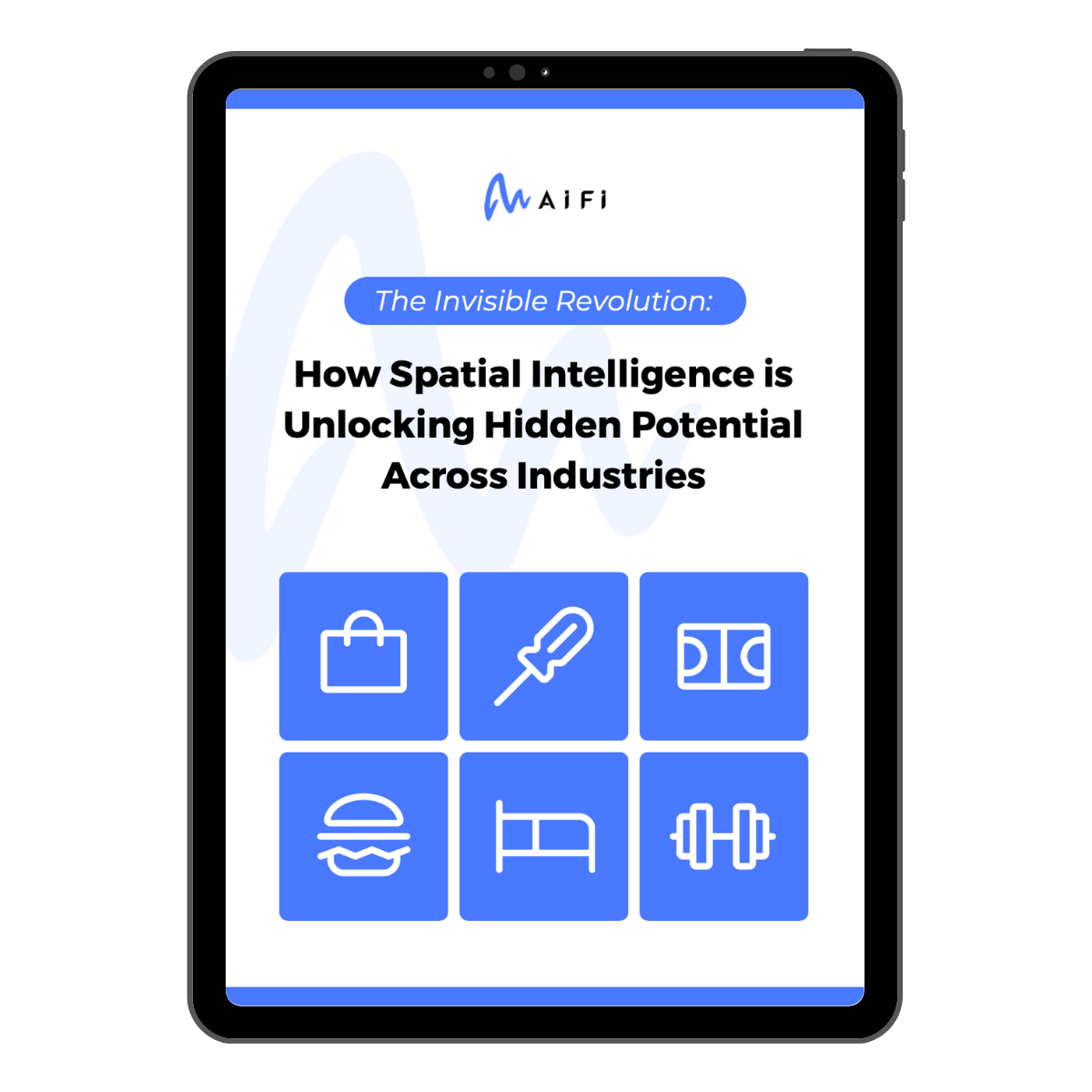 Cover photo for AiFi's Spatial Intelligence eBook